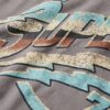 T-shirt z nadrukiem rockowym w stylu lat 70. T-shirt z nadrukiem rockowym w stylu lat 70.