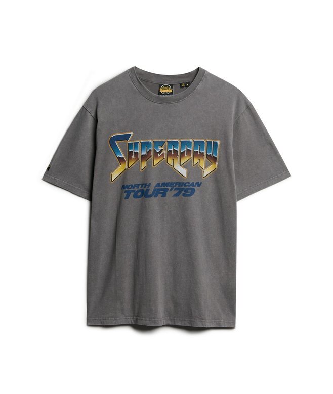 T-shirt z nadrukiem rockowym w stylu lat 70. T-shirt z nadrukiem rockowym w stylu lat 70.