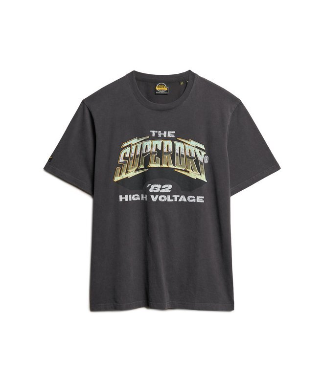 T-shirt z nadrukiem rockowym w stylu lat 70. T-shirt z nadrukiem rockowym w stylu lat 70.