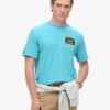 T-shirt z nadrukiem „Travel Postcard Chest”