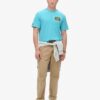 T-shirt z nadrukiem „Travel Postcard Chest”