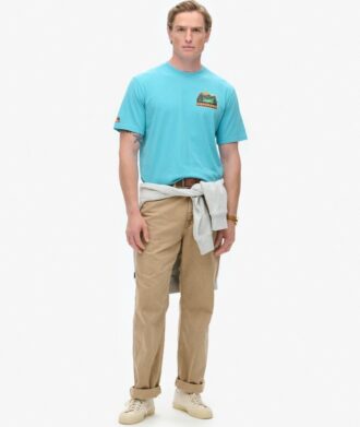 T-shirt z nadrukiem „Travel Postcard Chest” T-shirt z nadrukiem „Travel Postcard Chest”
