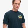 T-shirt z nadrukiem „Travel Postcard Chest”