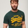 T-shirt z neonowym logo w stylu Vintage T-shirt z neonowym logo w stylu Vintage