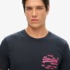 T-shirt z neonowym logo w stylu Vintage T-shirt z neonowym logo w stylu Vintage