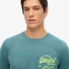 T-shirt z neonowym logo w stylu Vintage T-shirt z neonowym logo w stylu Vintage