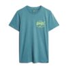T-shirt z neonowym logo w stylu Vintage T-shirt z neonowym logo w stylu Vintage