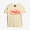 T-shirt z neonowym logo w stylu Vintage T-shirt z neonowym logo w stylu Vintage
