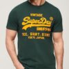 T-shirt z neonowym logo w stylu Vintage T-shirt z neonowym logo w stylu Vintage