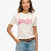 T-shirt z ozdobnym logo w stylu Vintage T-shirt z ozdobnym logo w stylu Vintage