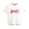 T-shirt z ozdobnym logo w stylu Vintage T-shirt z ozdobnym logo w stylu Vintage