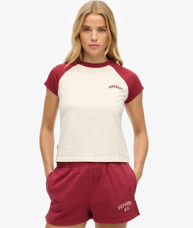 T-shirt z raglanowymi rękawami z Organic Cotton z logo Essential T-shirt z raglanowymi rękawami z Organic Cotton z logo Essential