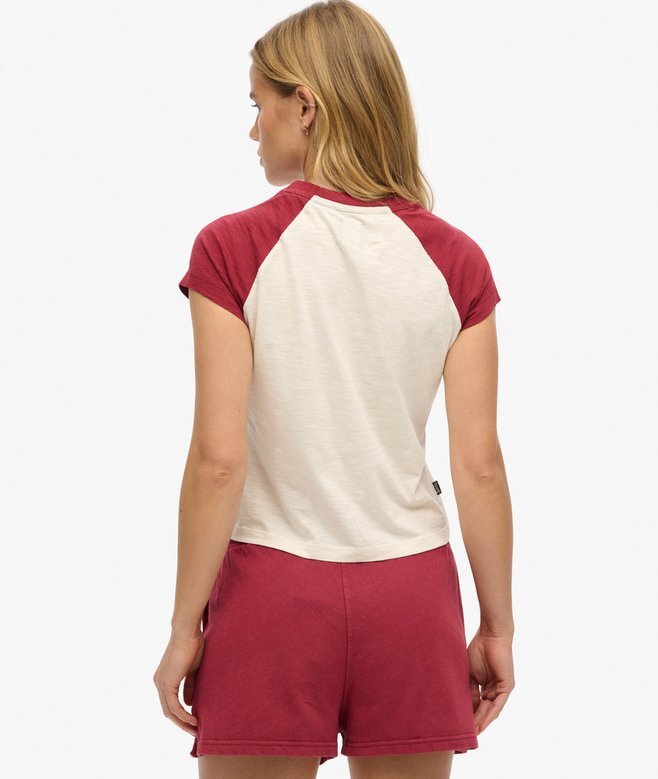 T-shirt z raglanowymi rękawami z Organic Cotton z logo Essential T-shirt z raglanowymi rękawami z Organic Cotton z logo Essential