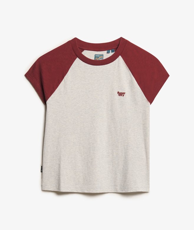 T-shirt z raglanowymi rękawami z Organic Cotton z logo Essential T-shirt z raglanowymi rękawami z Organic Cotton z logo Essential