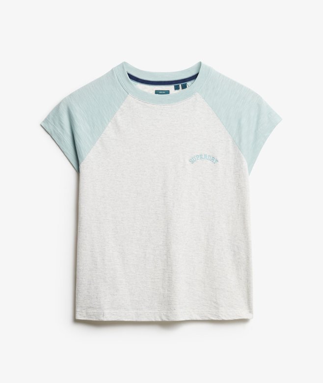 T-shirt z raglanowymi rękawami z Organic Cotton z logo Essential T-shirt z raglanowymi rękawami z Organic Cotton z logo Essential