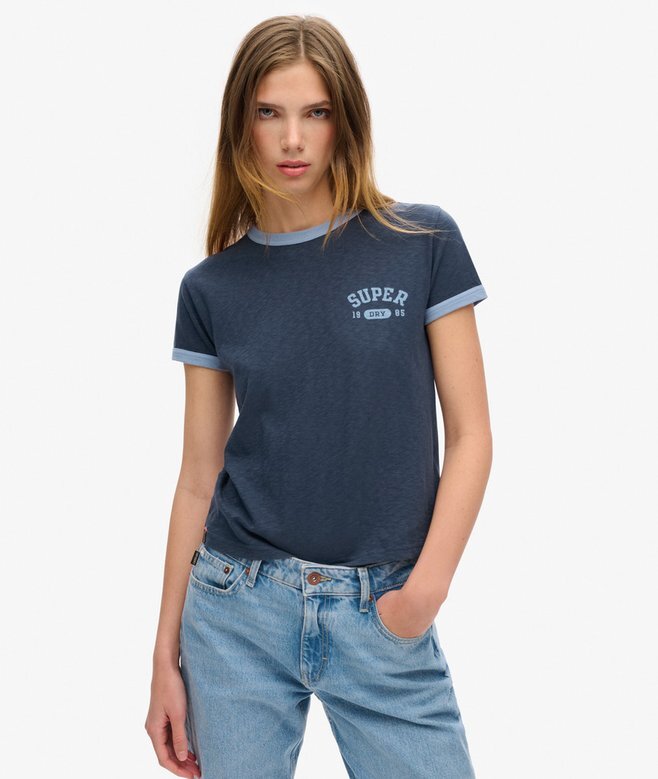 T-shirt z rękawami typu ringer Athletic Essentials T-shirt z rękawami typu ringer Athletic Essentials