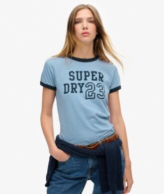 T-shirt z rękawami typu ringer Athletic Essentials