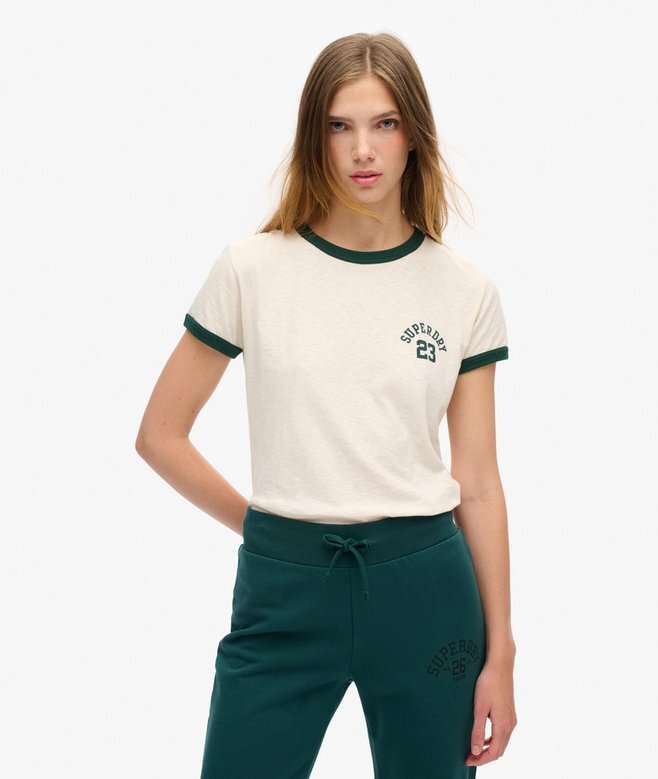 T-shirt z rękawami typu ringer Athletic Essentials T-shirt z rękawami typu ringer Athletic Essentials