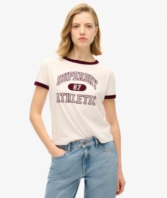T-shirt z rękawami typu ringer Athletic Essentials