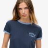 T-shirt z rękawami typu ringer Athletic Essentials T-shirt z rękawami typu ringer Athletic Essentials