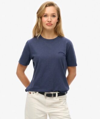 T-shirt z wypranym logo Essential