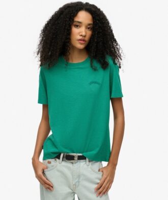 T-shirt z wypranym logo Essential