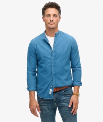 The Merchant Store – koszula Henley Indigo The Merchant Store – koszula Henley Indigo