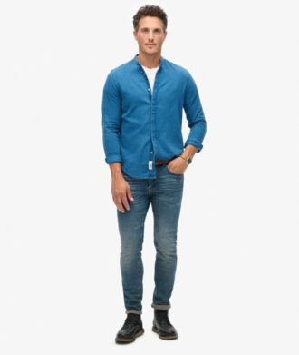 The Merchant Store – koszula Henley Indigo