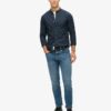The Merchant Store – koszula Henley w kolorze indygo The Merchant Store – koszula Henley w kolorze indygo