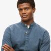 The Merchant Store – koszula Henley w kolorze indygo The Merchant Store – koszula Henley w kolorze indygo