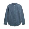 The Merchant Store – koszula Henley w kolorze indygo The Merchant Store – koszula Henley w kolorze indygo