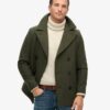The Merchant Store – płaszcz typu pea coat z mieszanki wełny