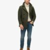 The Merchant Store – płaszcz typu pea coat z mieszanki wełny