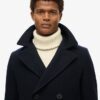 The Merchant Store – płaszcz typu pea coat z mieszanki wełny