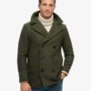 The Merchant Store – płaszcz typu pea coat z mieszanki wełny