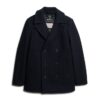 The Merchant Store – płaszcz typu pea coat z mieszanki wełny