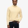 The Merchant Store – sweter z golfem i splotem typu cable The Merchant Store – sweter z golfem i splotem typu cable