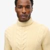 The Merchant Store – sweter z golfem i splotem typu cable The Merchant Store – sweter z golfem i splotem typu cable