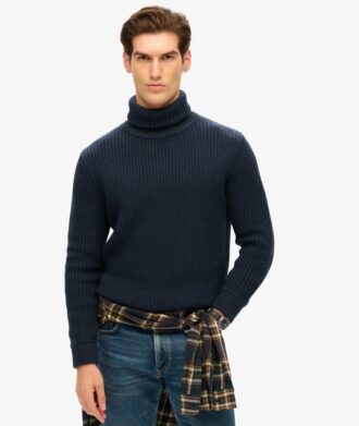 The Merchant Store – sweter z golfem o fakturze The Merchant Store – sweter z golfem o fakturze