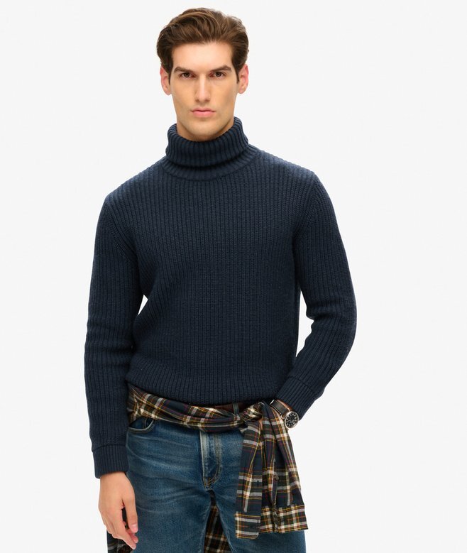 The Merchant Store – sweter z golfem o fakturze The Merchant Store – sweter z golfem o fakturze