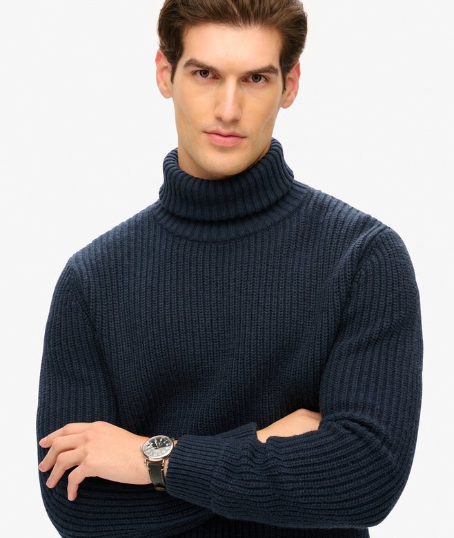 The Merchant Store – sweter z golfem o fakturze The Merchant Store – sweter z golfem o fakturze