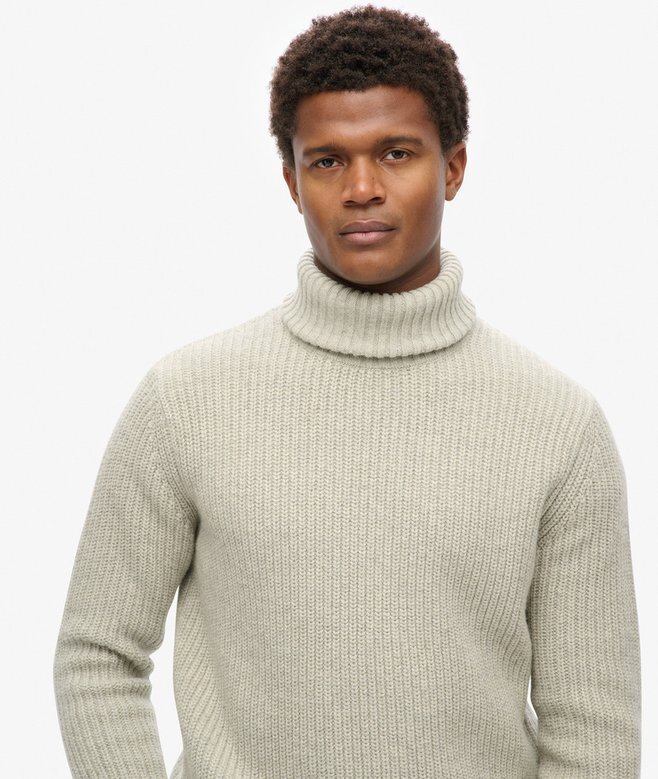 The Merchant Store – sweter z golfem o fakturze The Merchant Store – sweter z golfem o fakturze