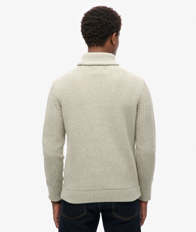 The Merchant Store – sweter z golfem o fakturze The Merchant Store – sweter z golfem o fakturze