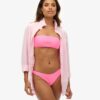 Top bikini bandeau z logo Top bikini bandeau z logo