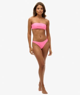 Top bikini bandeau z logo Top bikini bandeau z logo