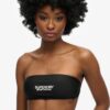 Top bikini bandeau z logo Top bikini bandeau z logo