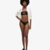 Top bikini bandeau z logo Top bikini bandeau z logo