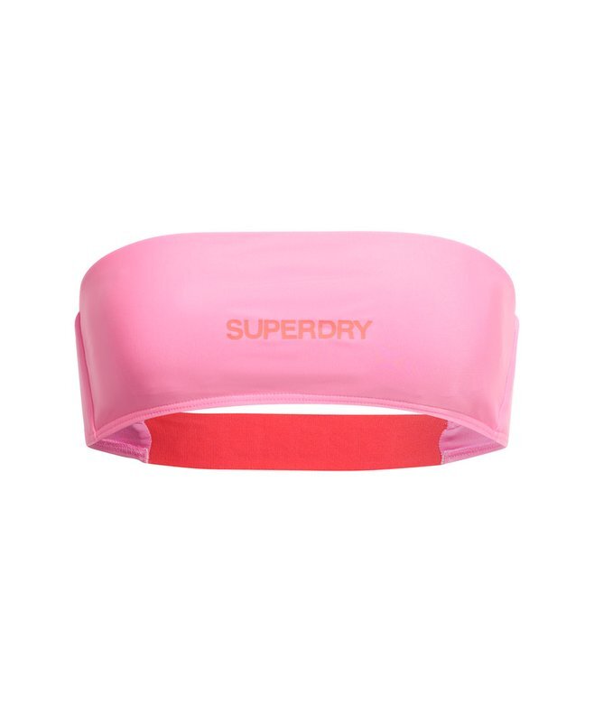 Top bikini bandeau z logo Top bikini bandeau z logo