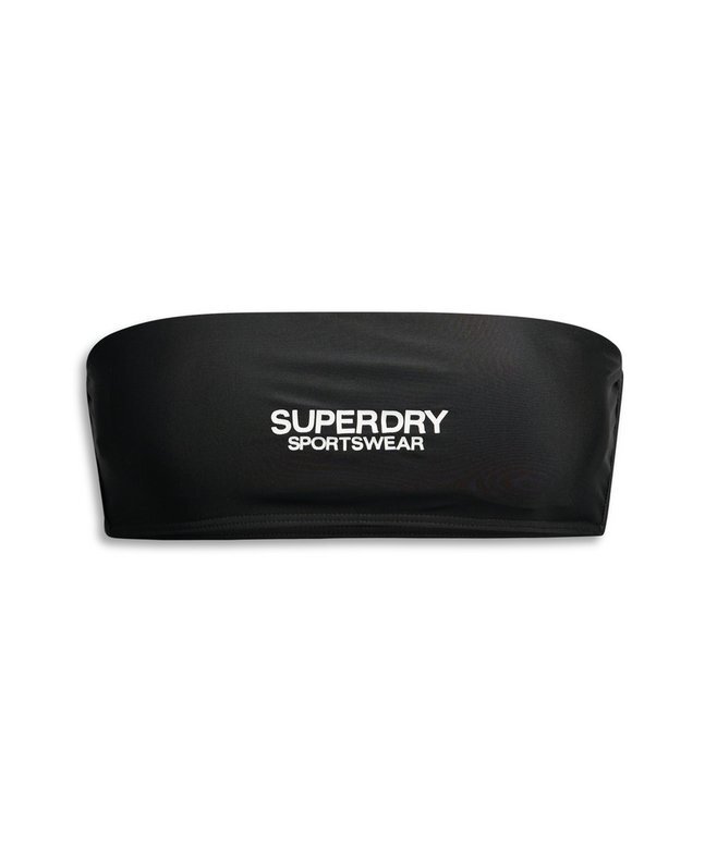 Top bikini bandeau z logo Top bikini bandeau z logo