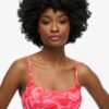 Top bikini typu braletka z nadrukiem Top bikini typu braletka z nadrukiem